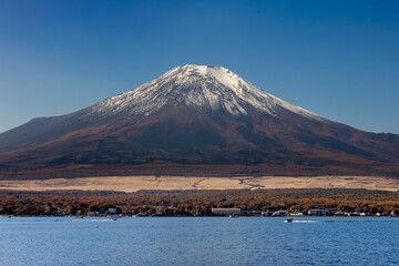 The Mount Fuji, an active volcano about 100 kilometres southwest of Tokyo.