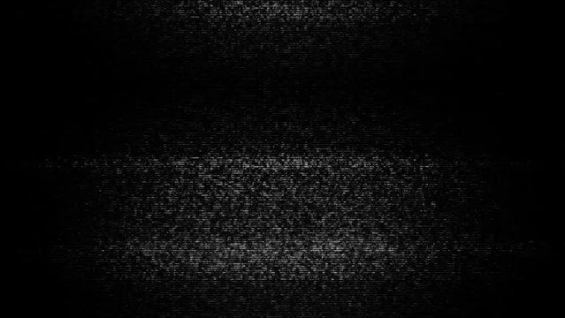 old broken tv screen damaged. No signal error.