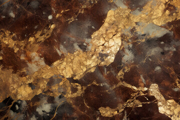 Marbled Elegance: Gold Infused Luxury Marble Texture