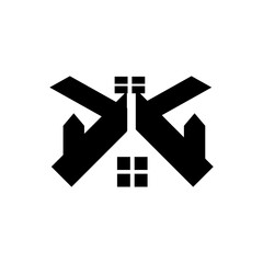 house home icon vector picture camp illustration design