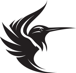 Hummingbird Majesty for Modern Branding Bold Hummingbird Symbol
