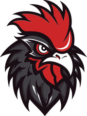 Modern Rooster Vector Artwork Rooster Majesty in Vector Silhouette
