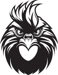 Rooster in Motion Vector Art Graceful Rooster Logo Inspiration