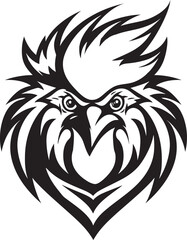 Rooster Symbol for Branding Success Rooster Majesty in Serene Vector