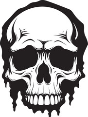 Vector Mystery Unveiled The Peeping Skull Gothic Wall Enigma The Intriguing Skull Symbol