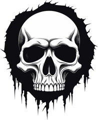 Skulls Gaze into Mystery Walls Intrigue Eerie Resurgence The Mysterious Wall Skull