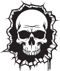 Skulls Gaze into Mystery The Walls Intricate Intrigue Eerie Resurgence The Mysterious Walls Skull