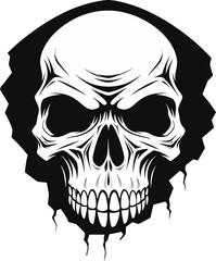 Emerging Skull The Dark Secrets Unveiled Revealing the Unknown Skull in Cracked Wall