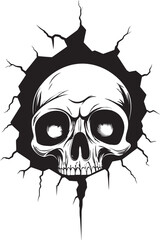 Intriguing Wall Design The Hidden Skulls Return Cracked Wall Enigma The Skulls Emerging Story