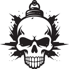 Chalice of Death Vector Eerie Skull Symbol Spectral Whisper Cryptic Vector Head