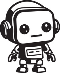 Cosmic Commander A Space Age Mascot Logo Digital Defender A Robotic Guardian Mascot