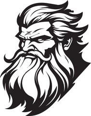 Digital Dynamo A Black Vector Robot in Miniature Nanobot Navigator A Sleek Mascot Symbol in Vector