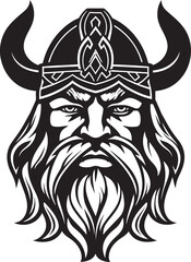 Nordic Navigator A Seafaring Viking Mascot Berserker Brotherhood A Fierce Viking Icon