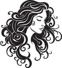 Ink Black Curls A Hair Emblem of Beauty Tresses of Power A Curly Haired Icon