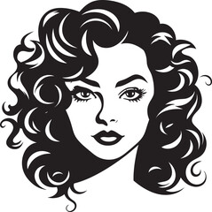 Tresses of Power A Curly Haired Icon Midnight Curls A Symbol of Natural Beauty