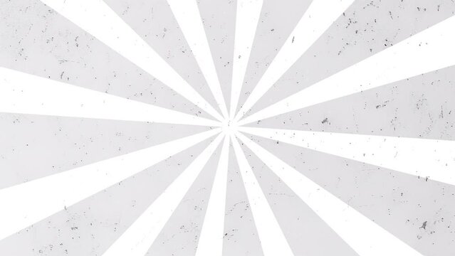 animated design of comic lines rotating, white concret background