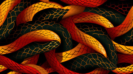 Snake Pattern Background Image | generative AI