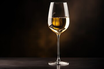 White wine in a wineglass