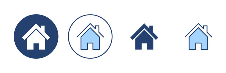 Obraz premium House icon vector. Home sign and symbol
