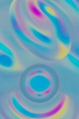 now this: a very colorful background with wavy lines, abstract hologram