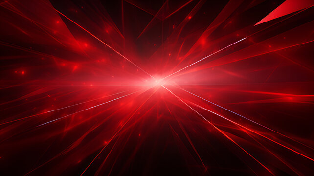 abstract background with red rays | generative AI