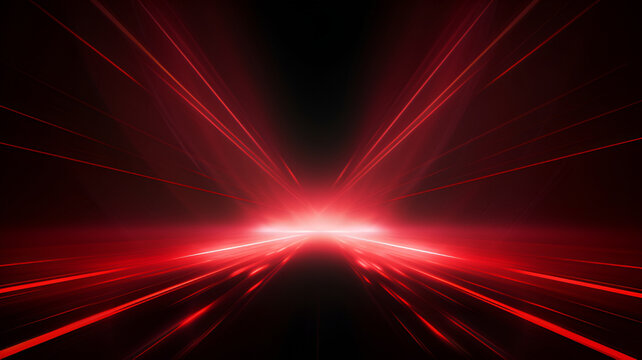 abstract background with red rays | generative AI