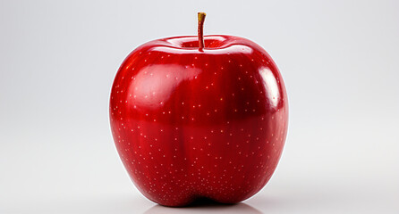 Obraz premium Portrait of apple. Ideal for your designs, banners or advertising graphics.