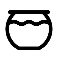 aquarium line icon