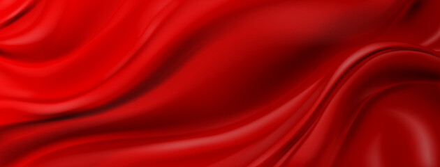 Abstract background with wavy surface in dark red colors