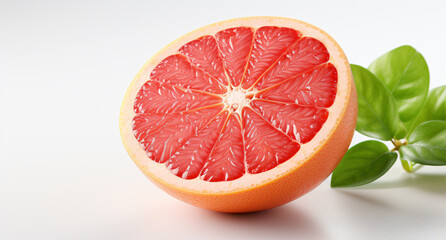 Portrait of grapefruit. Ideal for your designs, banners or advertising graphics.