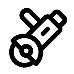 cutting machine line icon