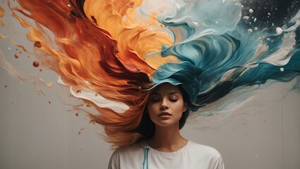abstract background AI Generation