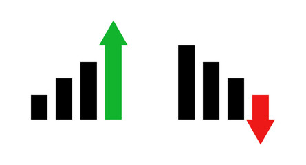 Growing and declining graph