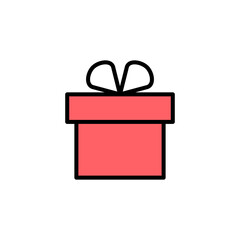 Gift icon set illustration. gift sign and symbol. birthday gift
