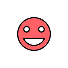 Fototapeta premium smile icon set illustration. smile emoticon icon. feedback sign and symbol