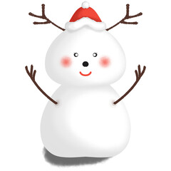 snowman with hat