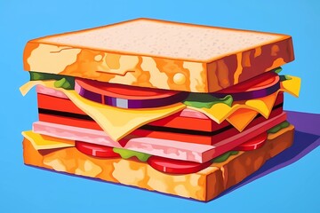 sandwiches, toasts, breakfast image, fast food, delicious pictures