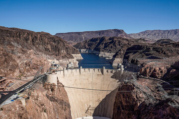 Hoover Dam, Clark County, Nevada.