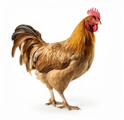Fototapeta premium Chicken on a white background