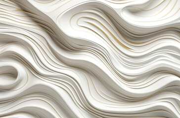 Fototapeta premium Elements such as waves or fractals 3d wallpaper