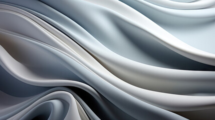 Obraz premium black and white silk
