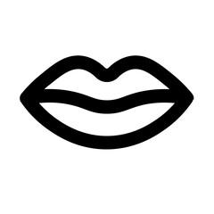 lips line icon