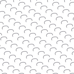 Rounded staples form a simple background - obrazy, fototapety, plakaty