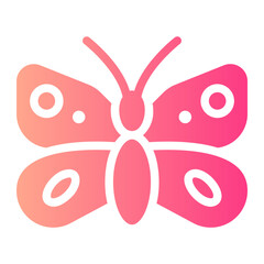 butterfly gradient icon