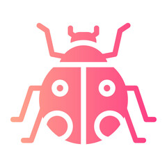 ladybug gradient icon