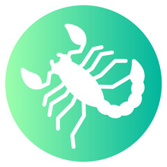 scorpion gradient icon