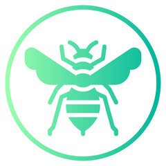 bee gradient icon