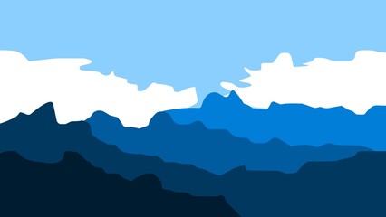 4k color mountain flat background