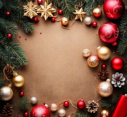 Fototapeta na wymiar Christmas Decoration Background