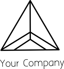 The simple logo for your company